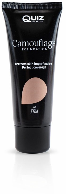 Quiz Cosmetics Camouflage Foundation kryjący podkład wzbogacony witaminą E N2 Pure Beige 30ml