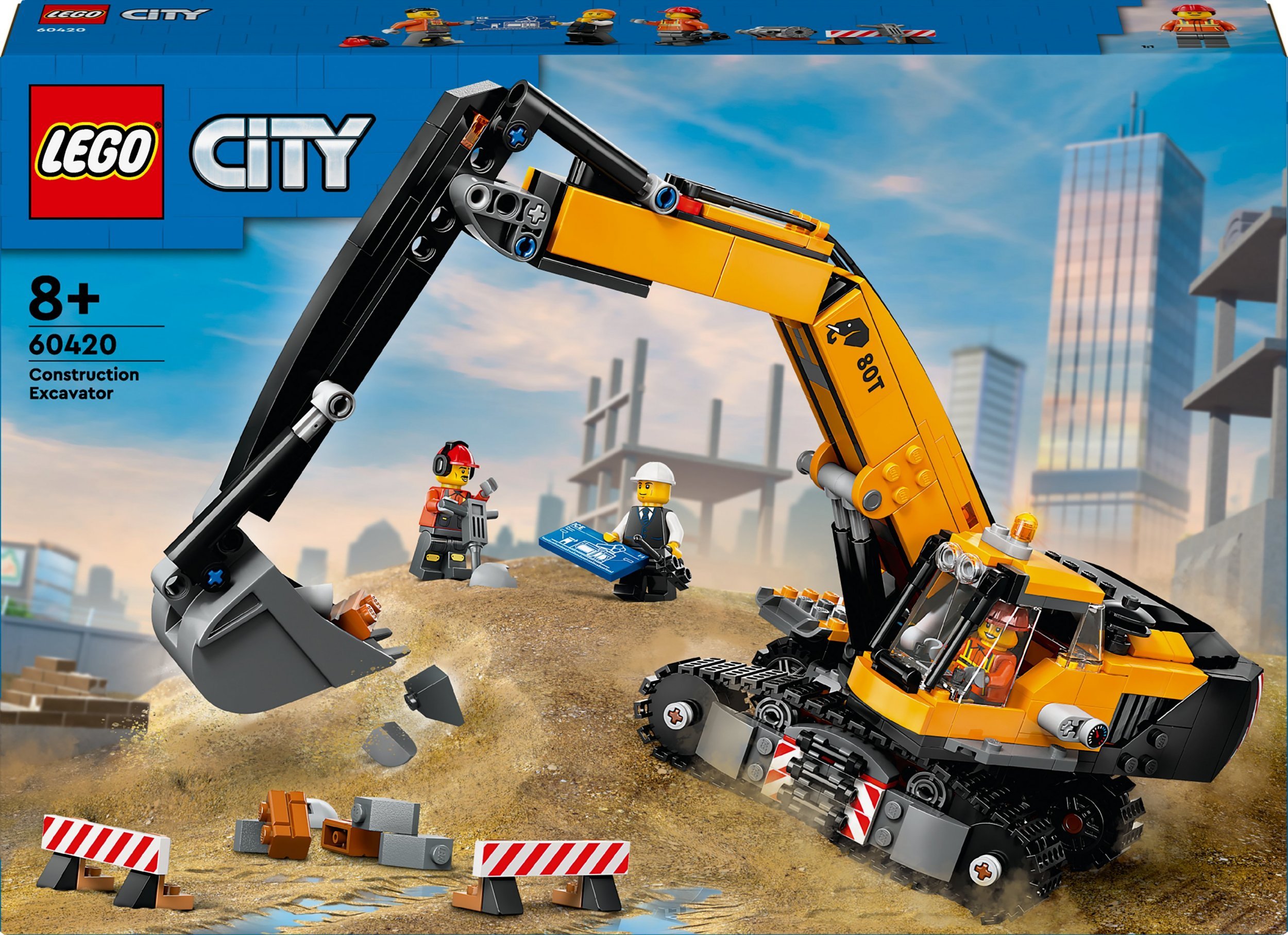 LEGOCity Żółta koparka (60420)