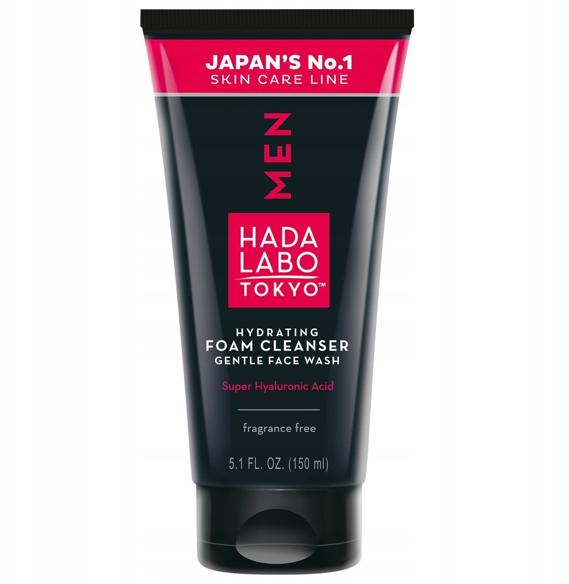Hada Labo Tokyo, Men, Hyaluronic Acid, Eliminates Impurities, Cleansing Foam, 150 ml