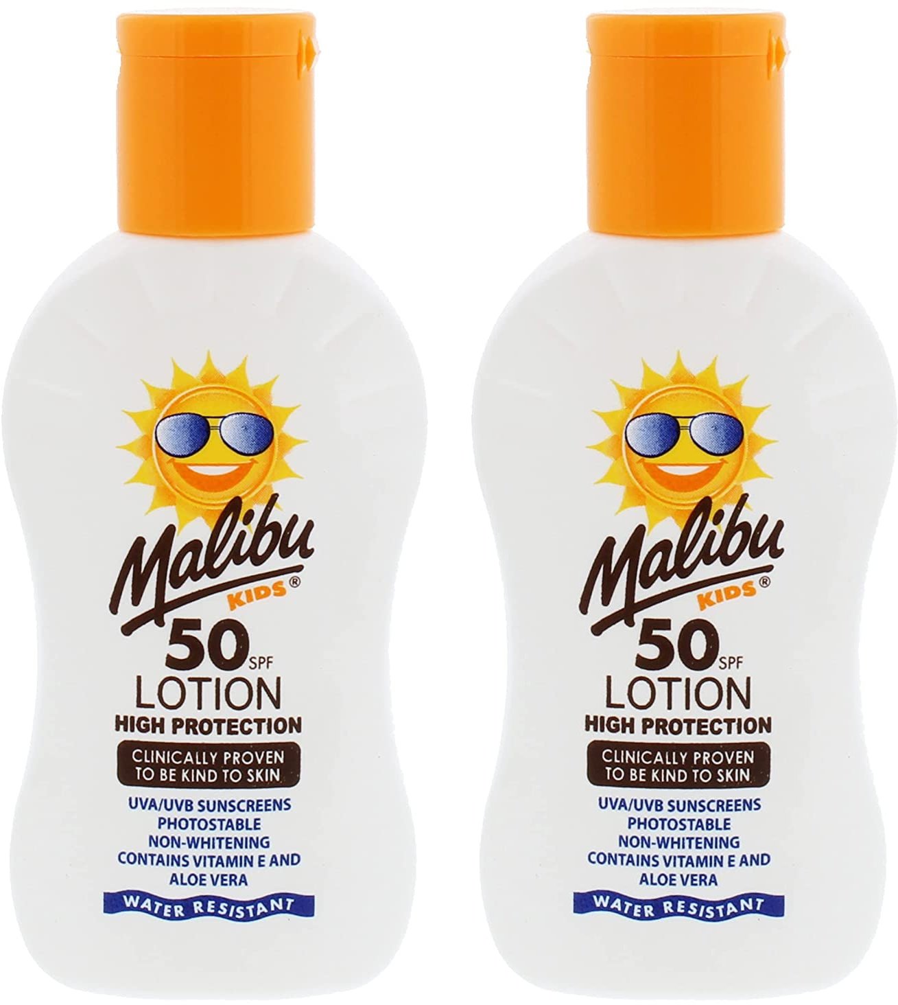 Malibu Kids Lotion Balsam Ochronny Dla Dzieci SPF50 100ml x2szt