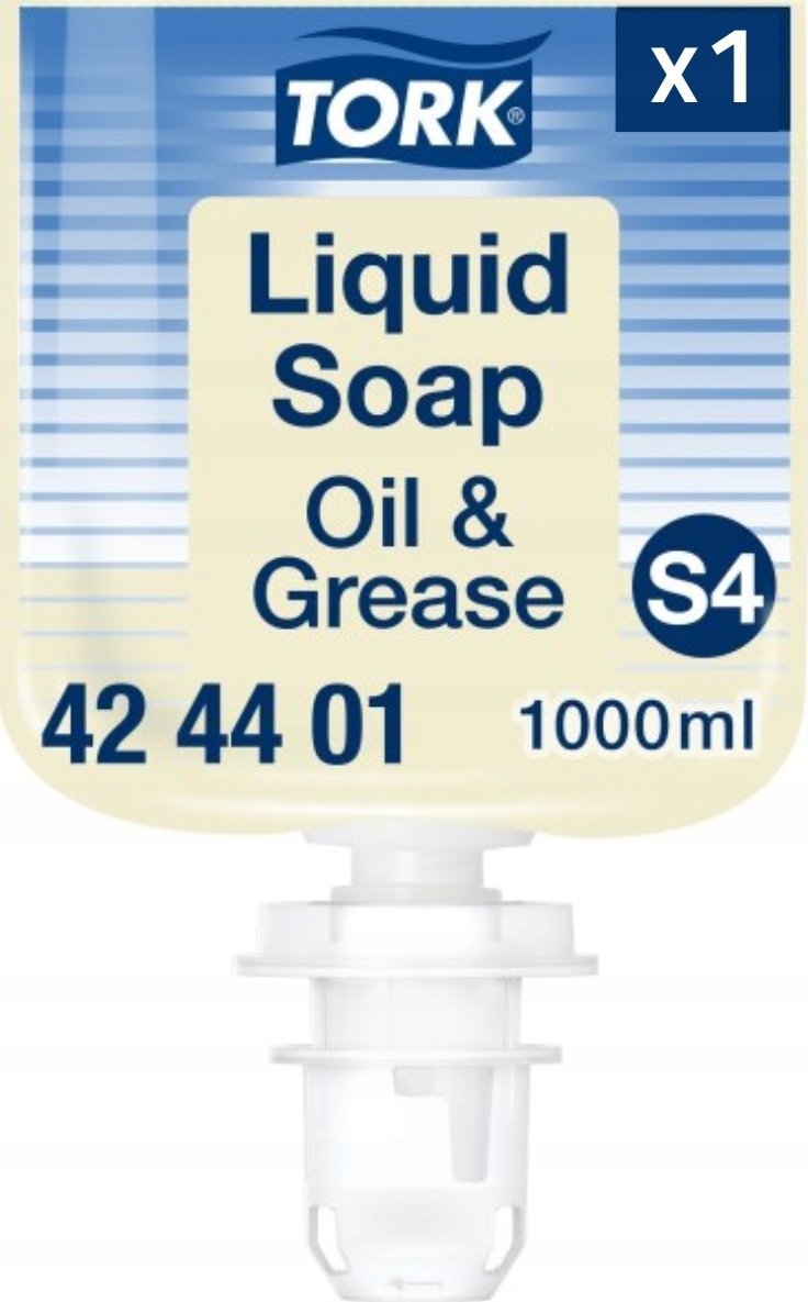 Dozownik do mydła Tork Tork - Przemysłowe mydło w płynie, szare, S4 - 1 l