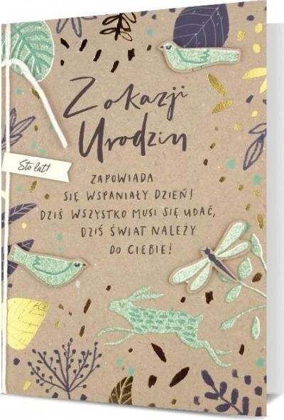 Pan Dragon Karnet B6 Urodziny HM200-2379