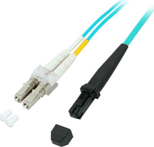 EFB Elektronik O0680.1, 1 m, OM3, MT-RJ, LC, Wtyk/Wtyk, Turkusowy