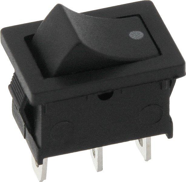 Blow 2920# Przełącznik mk1012c czarny kołyskowy