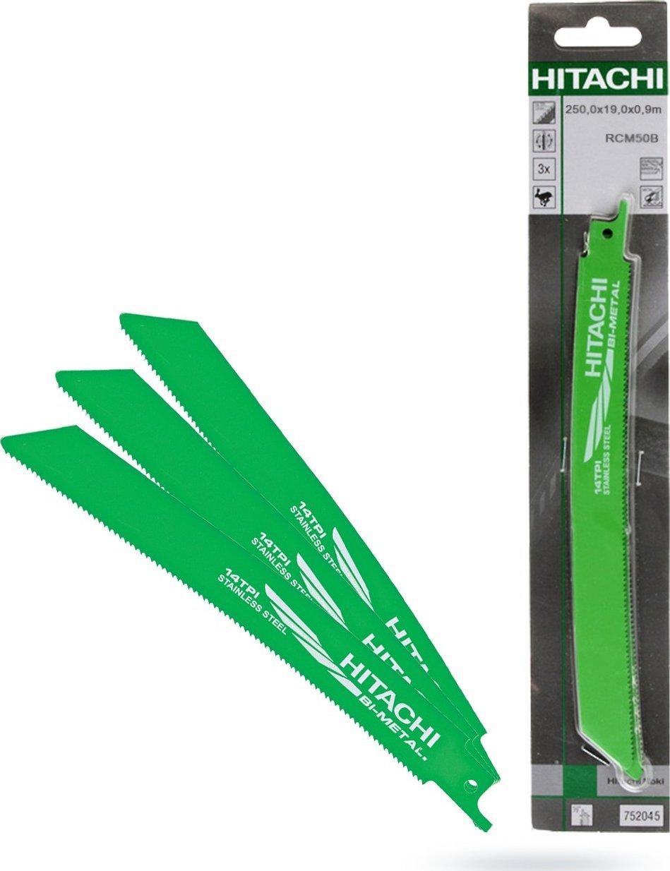 Hitachi Brzeszczot do piły szablastej RCM50B 3 szt..