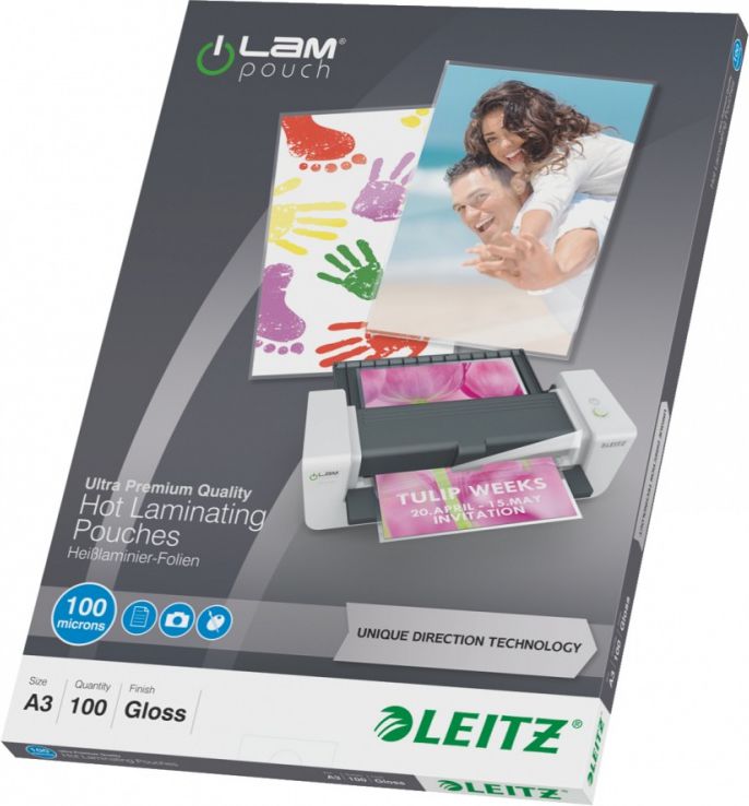 Leitz Folia laminacyjna UDT A3 100mic (74870000) 100szt