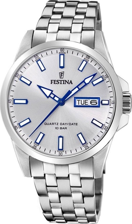 Zegarek Festina Zegarek męski Festina F20357-1 srebrny