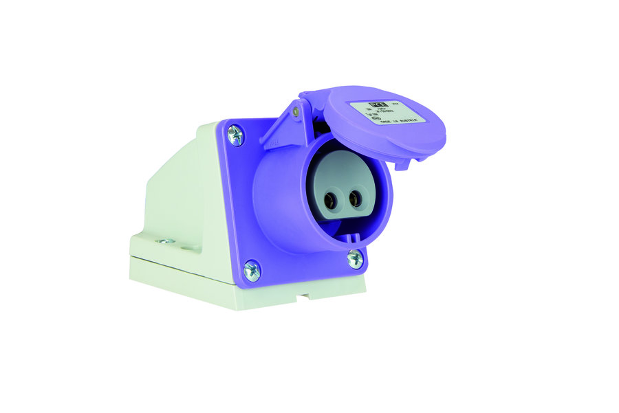 PCE Gniazdo stałe 16A 24V 50-60Hz 2P IP44 162V