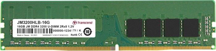 Pamięć Transcend JetRam, DDR4, 16 GB, 3200MHz, CL22 (JM3200HLB-16G)