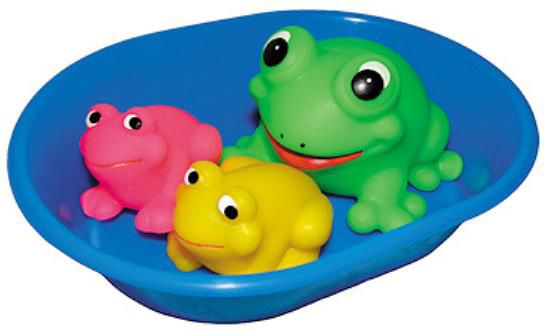 Tullo Zabawka do kąpieli 3 sztuki w wanience (AM 025A)