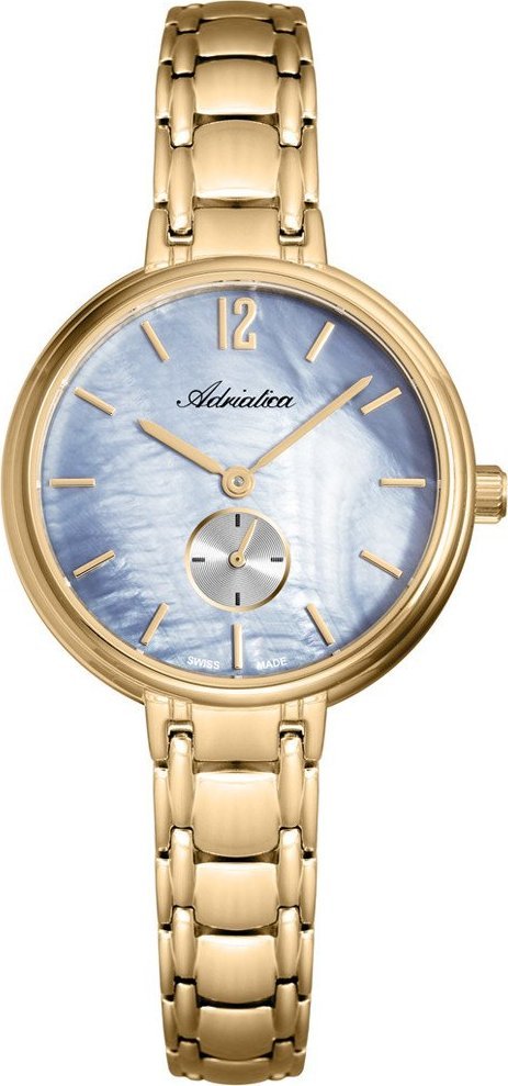 Zegarek Adriatica Zegarek damski Adriatica A3726.115ZQ złoty