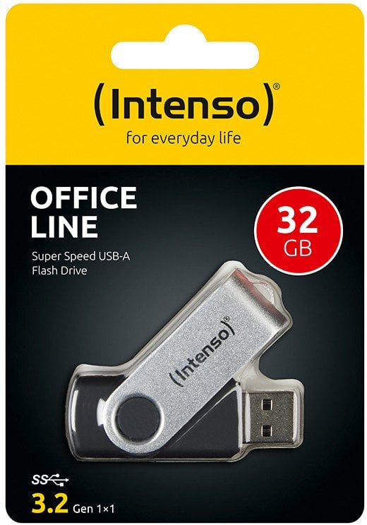 Intenso USB Stick Office Line 32GB USB 3.2 GEN 1X1 silber