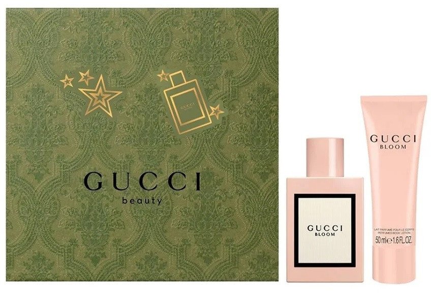 Gucci Bloom zestaw woda perfumowana spray 50ml + balsam do ciała 50ml