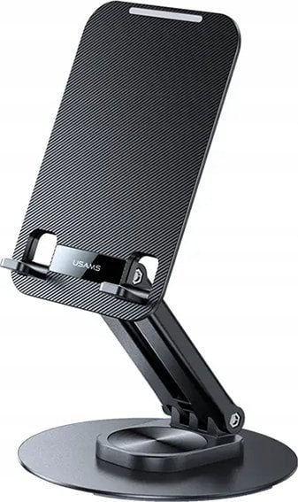 USAMS Stojak biurkowy na telefon/tablet 4.7-12 cali czarny/black ZJ80ZJ01 (US-ZJ080)