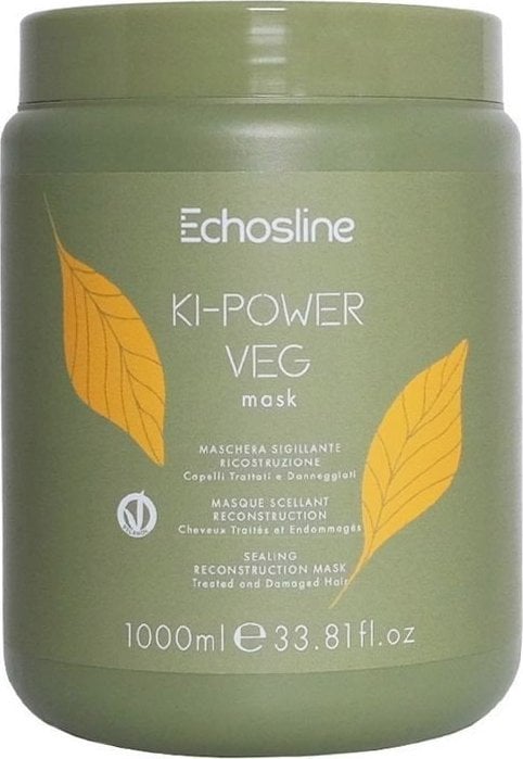 ECHOSLINE_Ki Power Vegan Mask wegańska maska do włosów 1000ml