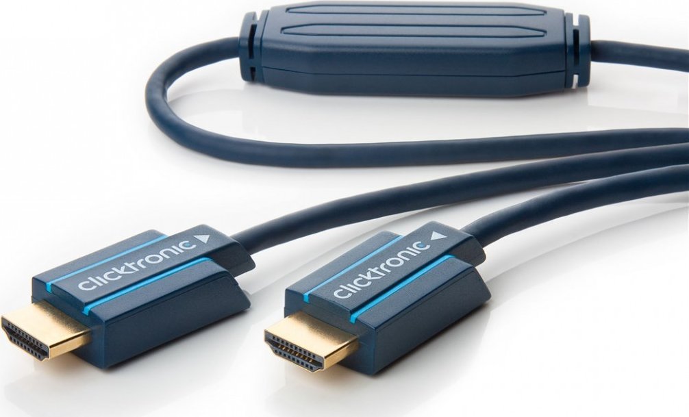 Kabel Clicktronic HDMI - HDMI 25m granatowy (RB70088)