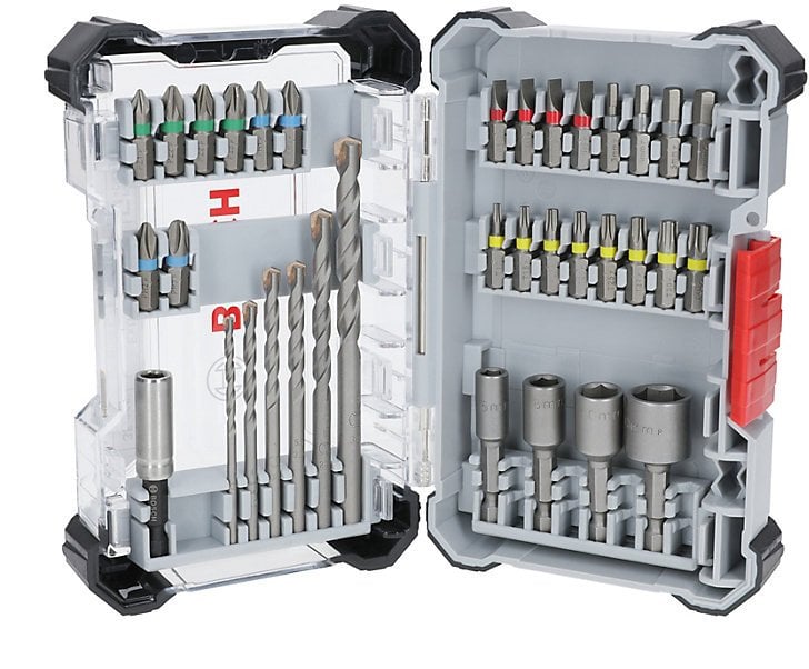 ZESTAW WIERTEŁ I BITÓW MIXED SET MASONRY