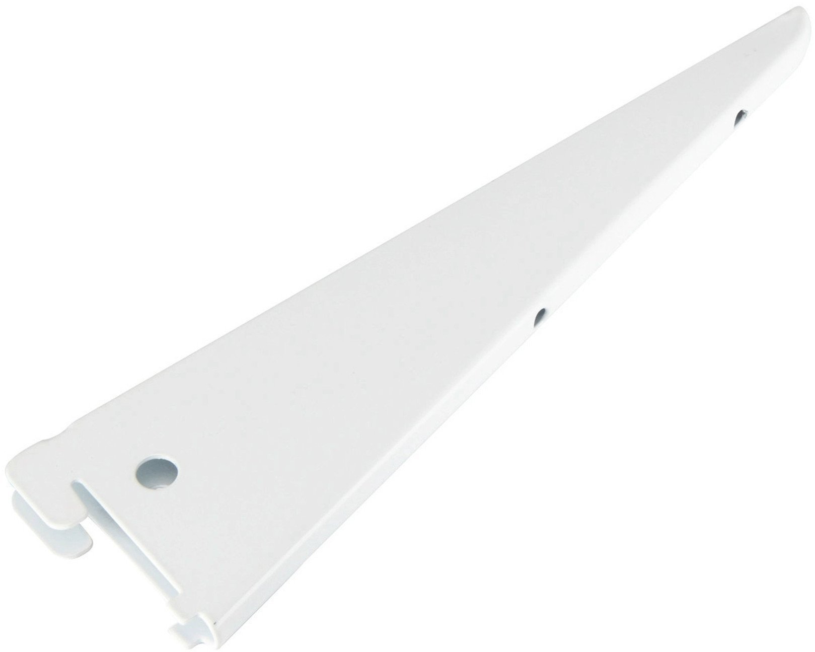BRACKET DOUBLE SLOT 220 MM WHITE