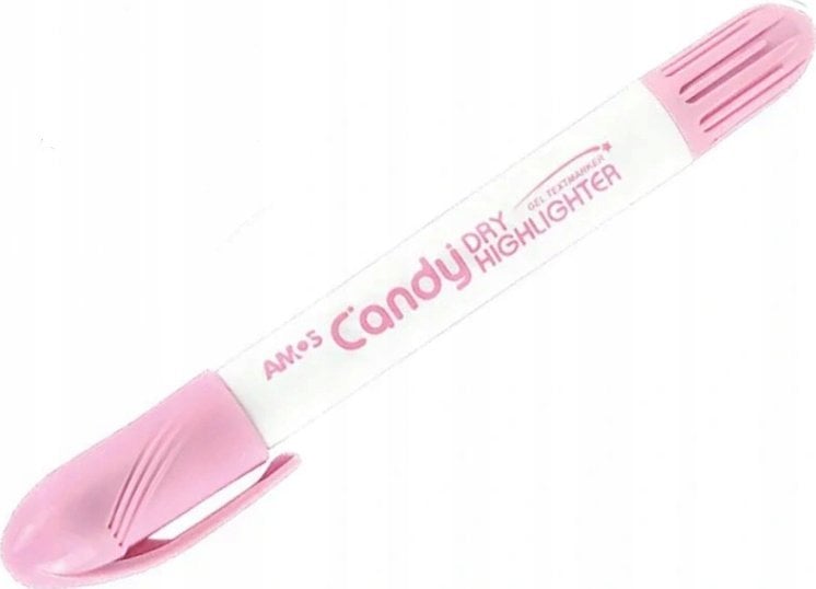 Amos Zakreślacz w sztyfcie Amos Candy róż pudrowy