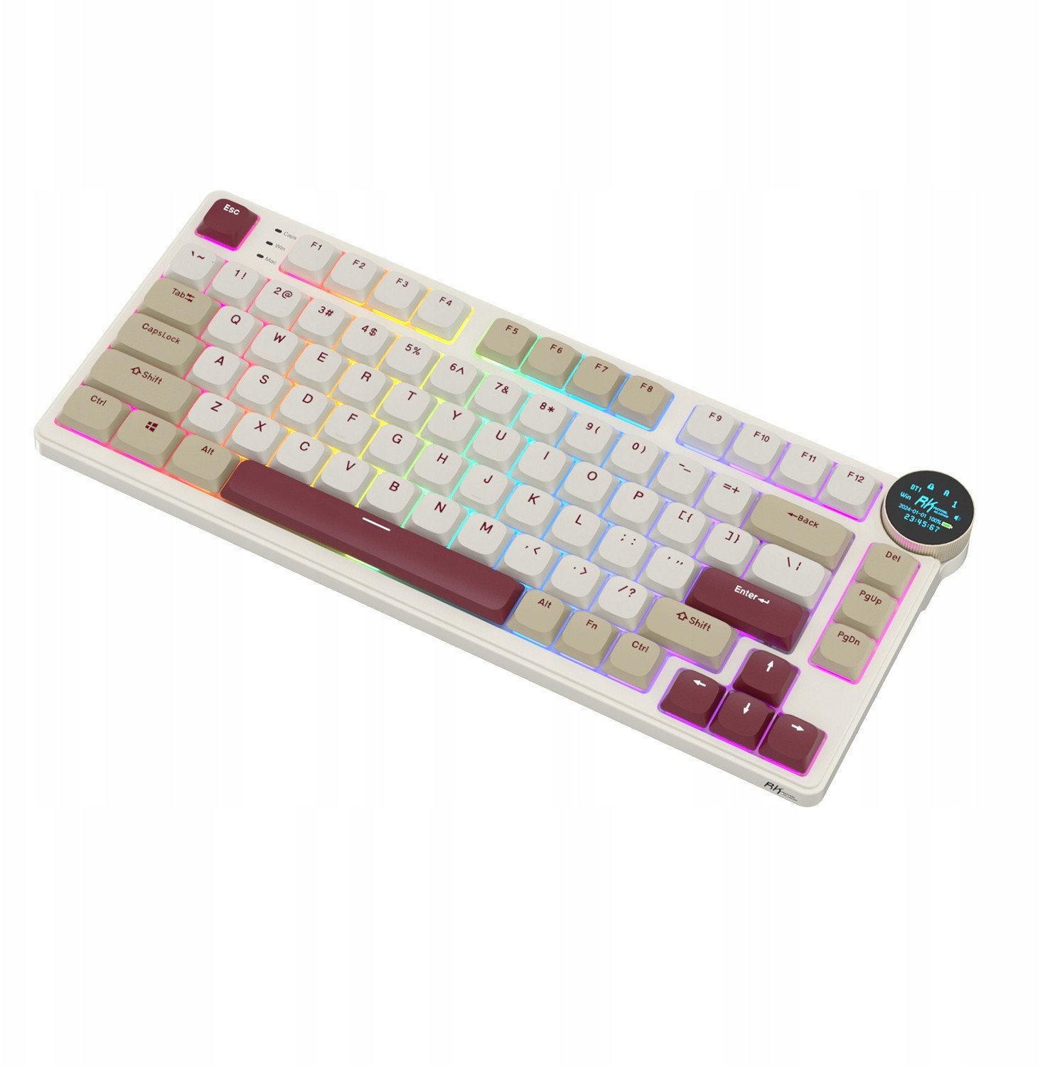 ROYAL KLUDGE RK N80 Rosy Clouds Gaming Keyboard Red switch