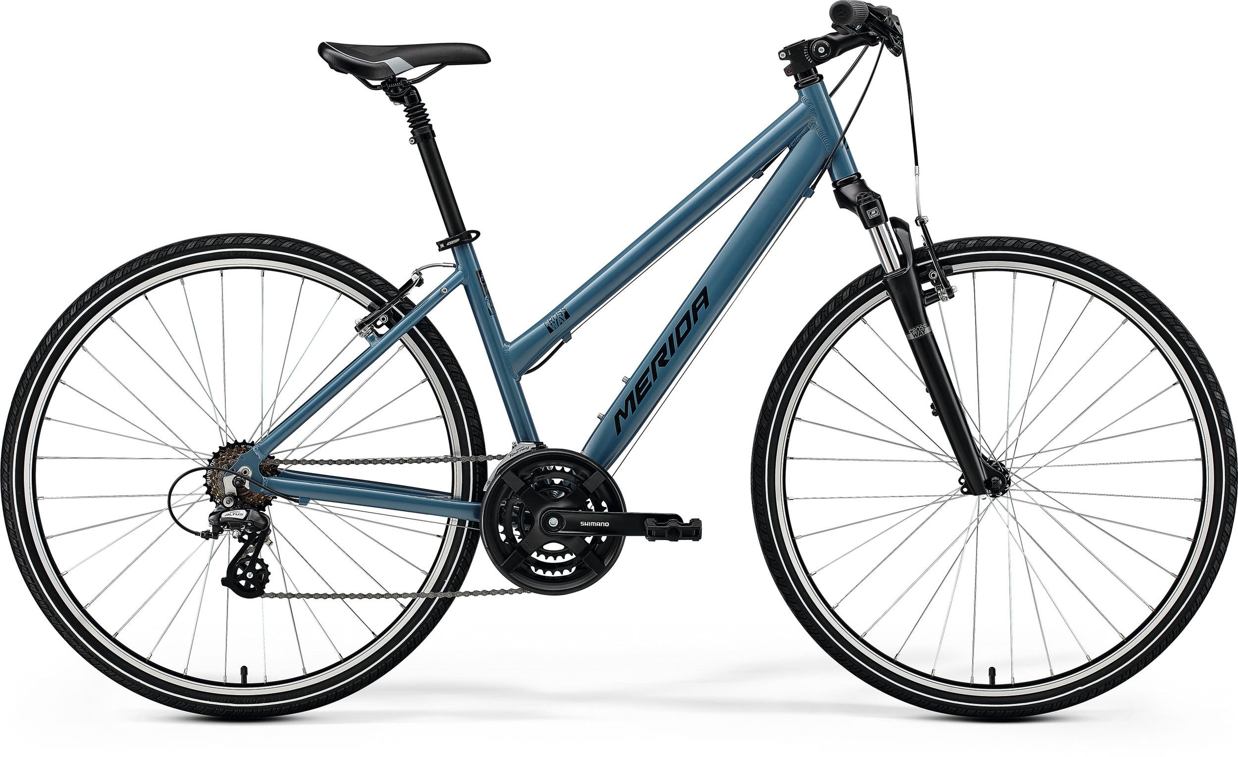 Merida CROSSWAY 10-V SE Lady 28" 25' Wybierz rozmiar ramy: L, Wybierz kolor: SILK DOVE BLUE (BLACK)