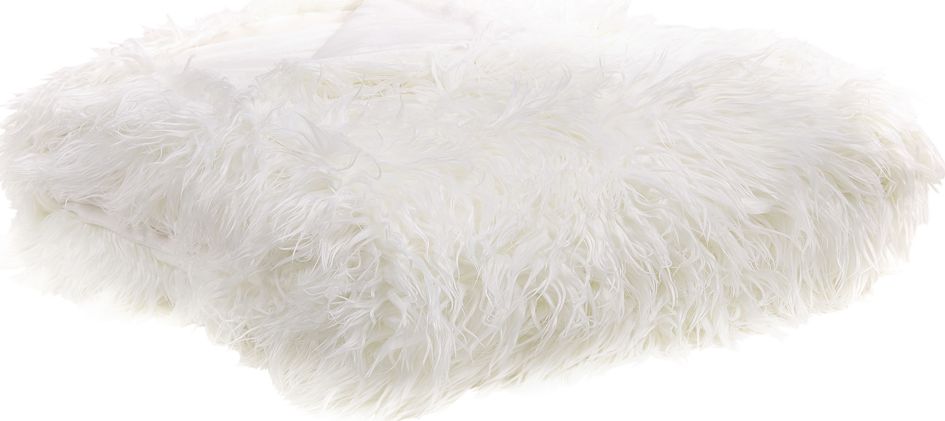 Shumee Narzuta na łóżko 200 x 220 cm biała DELICE