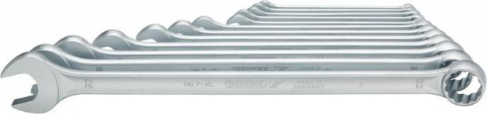 Gedore Zest.kluczy plasko-oczk. DIN3113A,dlugich 10-32mm 12-cz. GEDORE