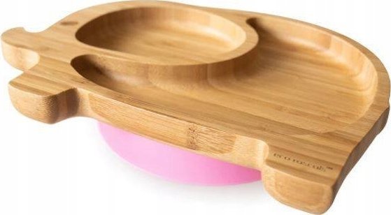 ECO RASCALS ECORASCALS* Miseczka Bambusowa różowy Słonik