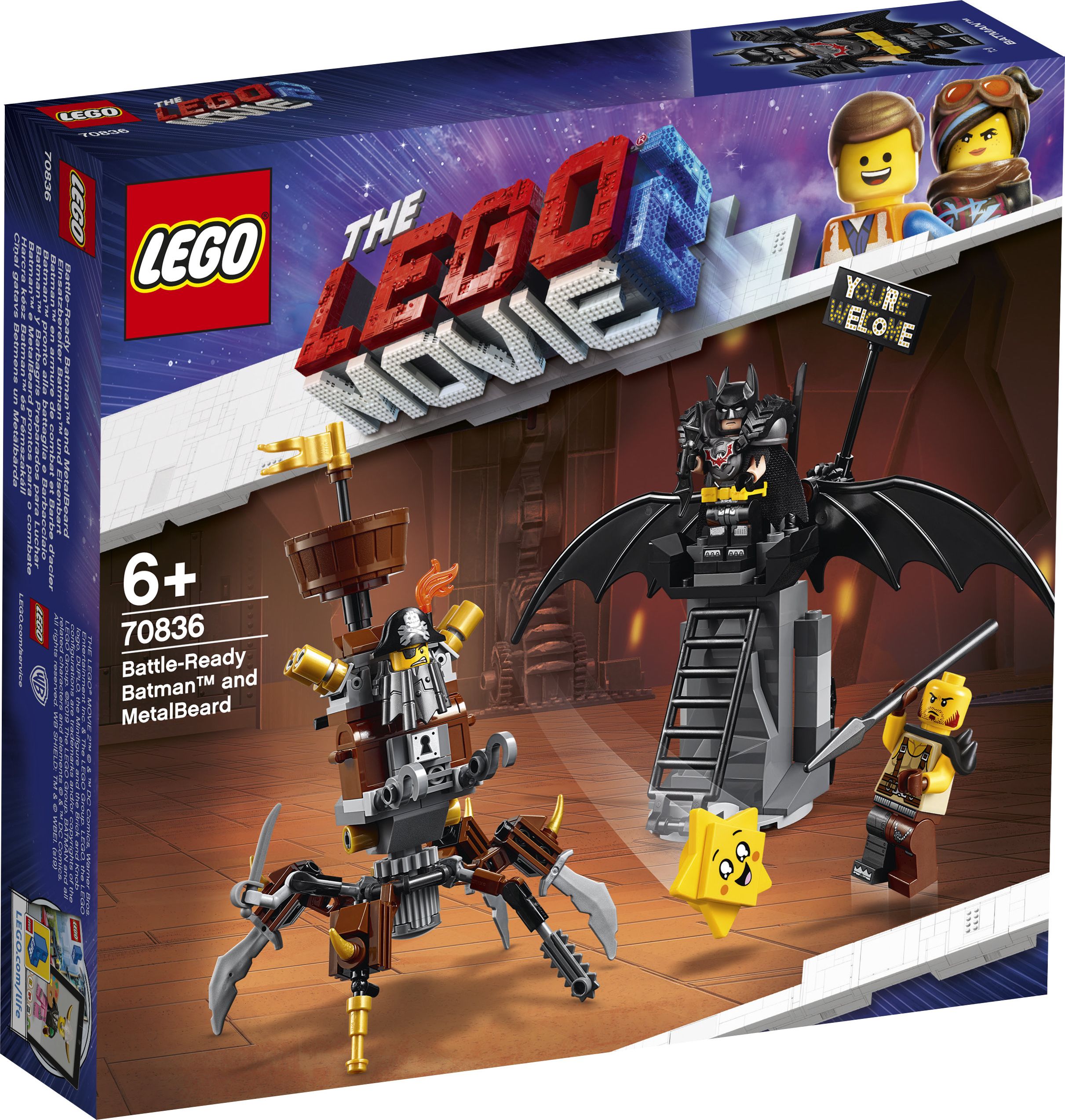 LEGO Movie 2 Batman i Stalowobrody (70836)