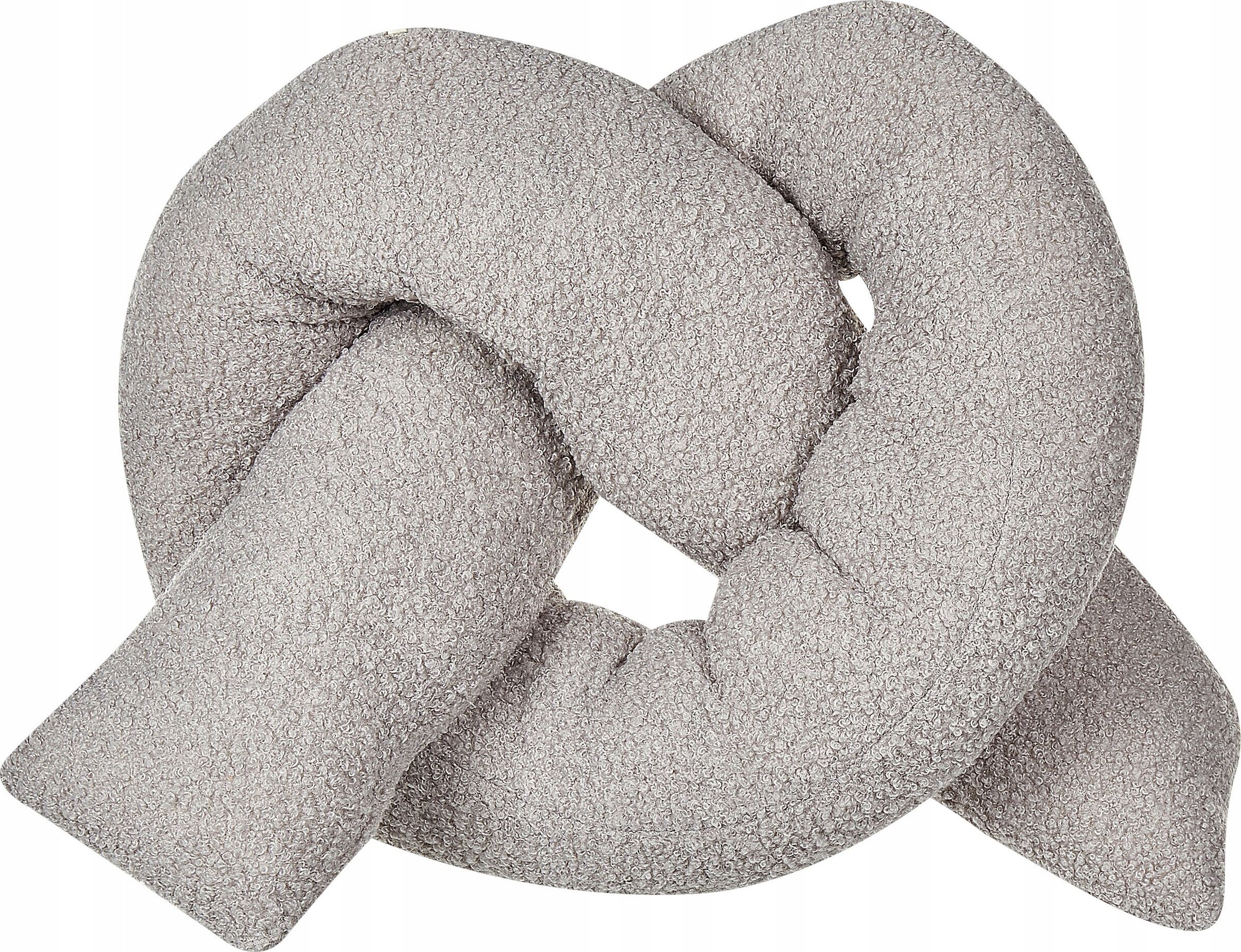 Beliani Poduszka dekoracyjna teddy 172 x 14 cm szara GLADIOLUS