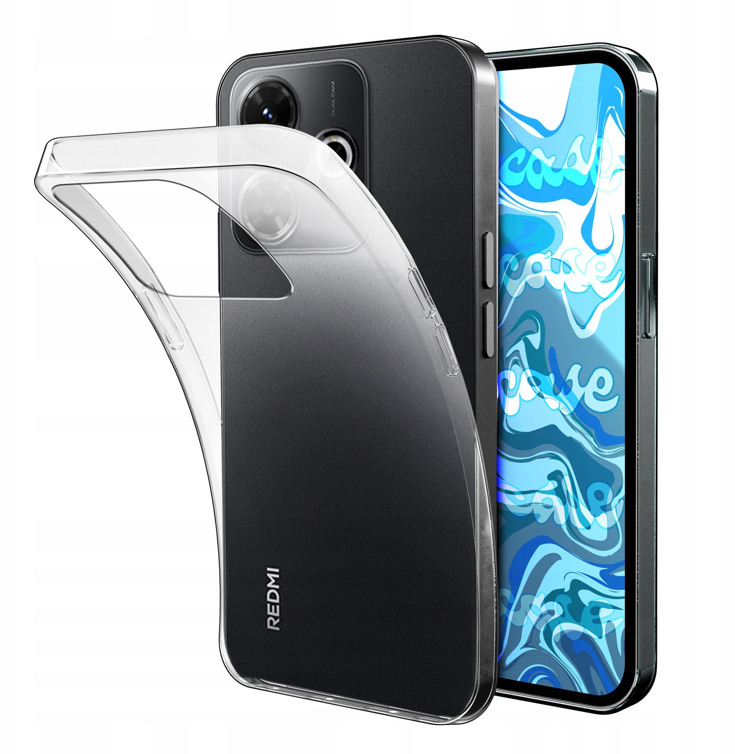 Etui Do Xiaomi Redmi 13X (Przezroczyste, Silikonowe, Obudowa, Ochronne)