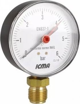Sourcing THERMOMANOMETER 1/2. 6 BAR. 0-120C