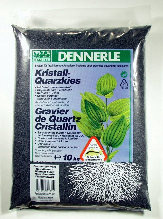 Dennerle Diamond czarny grunt 1-2mm 10kg