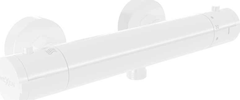 Bateria prysznicowa Mexen Kai biały