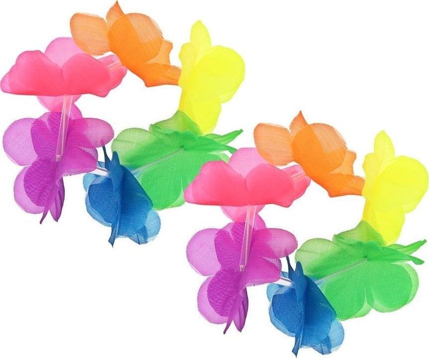 Bransoletki hawajskie kolorowe 2szt