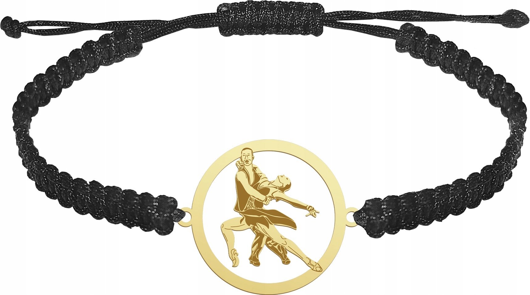 Radziszewska Jewellery Bransoletka Złota Taniec Latino Makrama Prezent 925 GRAWER GRATIS