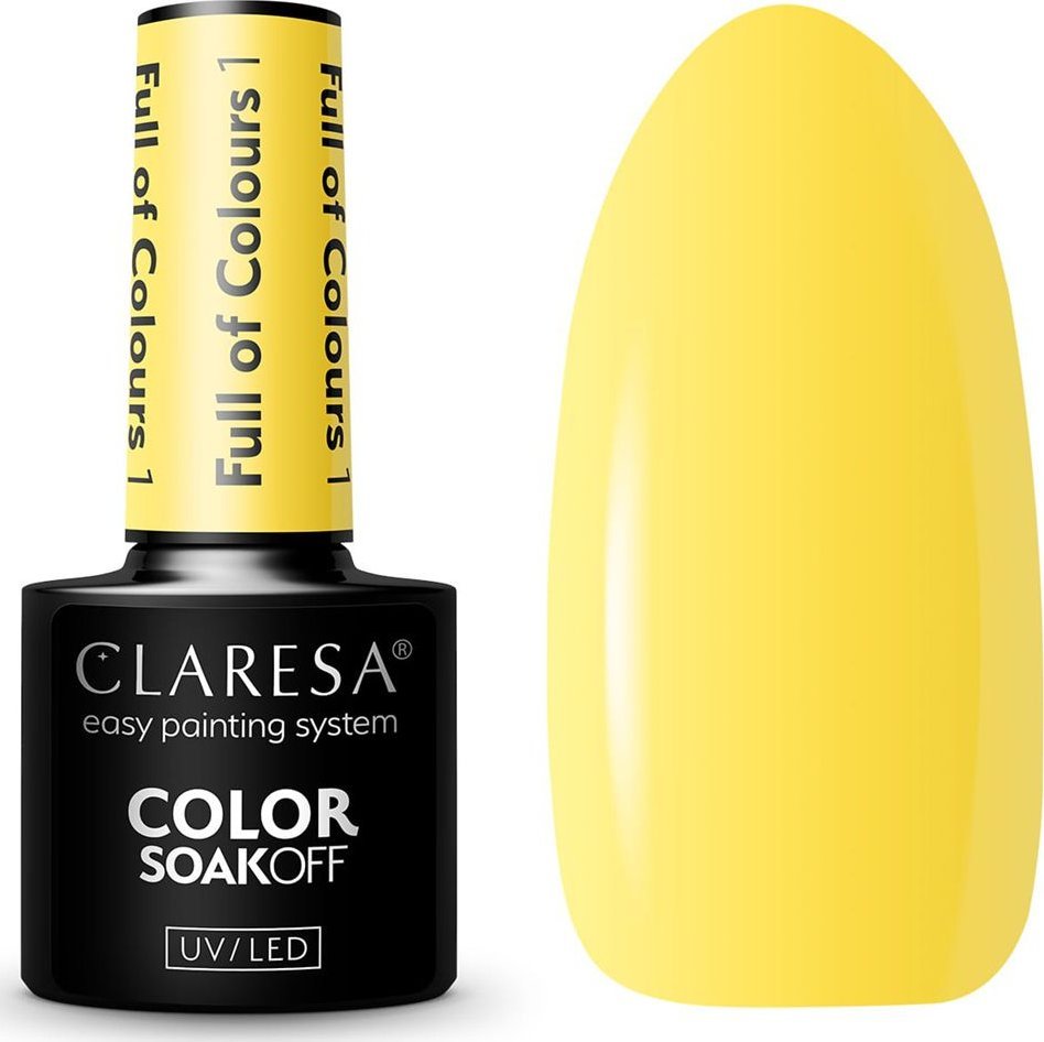 Activeshop CLARESA Lakier hybrydowy Full of colours 1 -5g