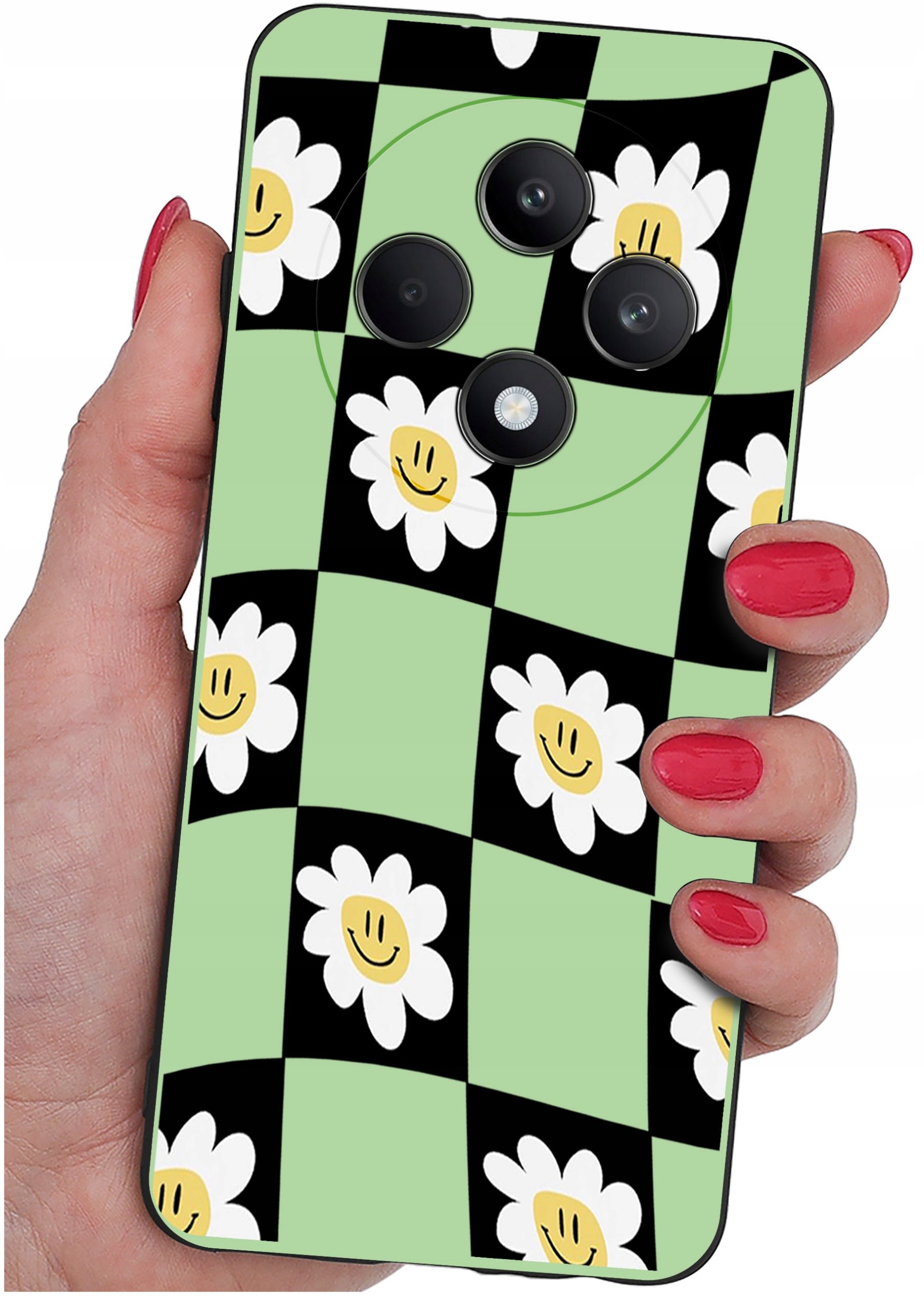 Etui do Oppo Reno 12 F 5G | 12 FS 5G WZORY |SILIKONOWE MATT CASE + SZKŁO 9H