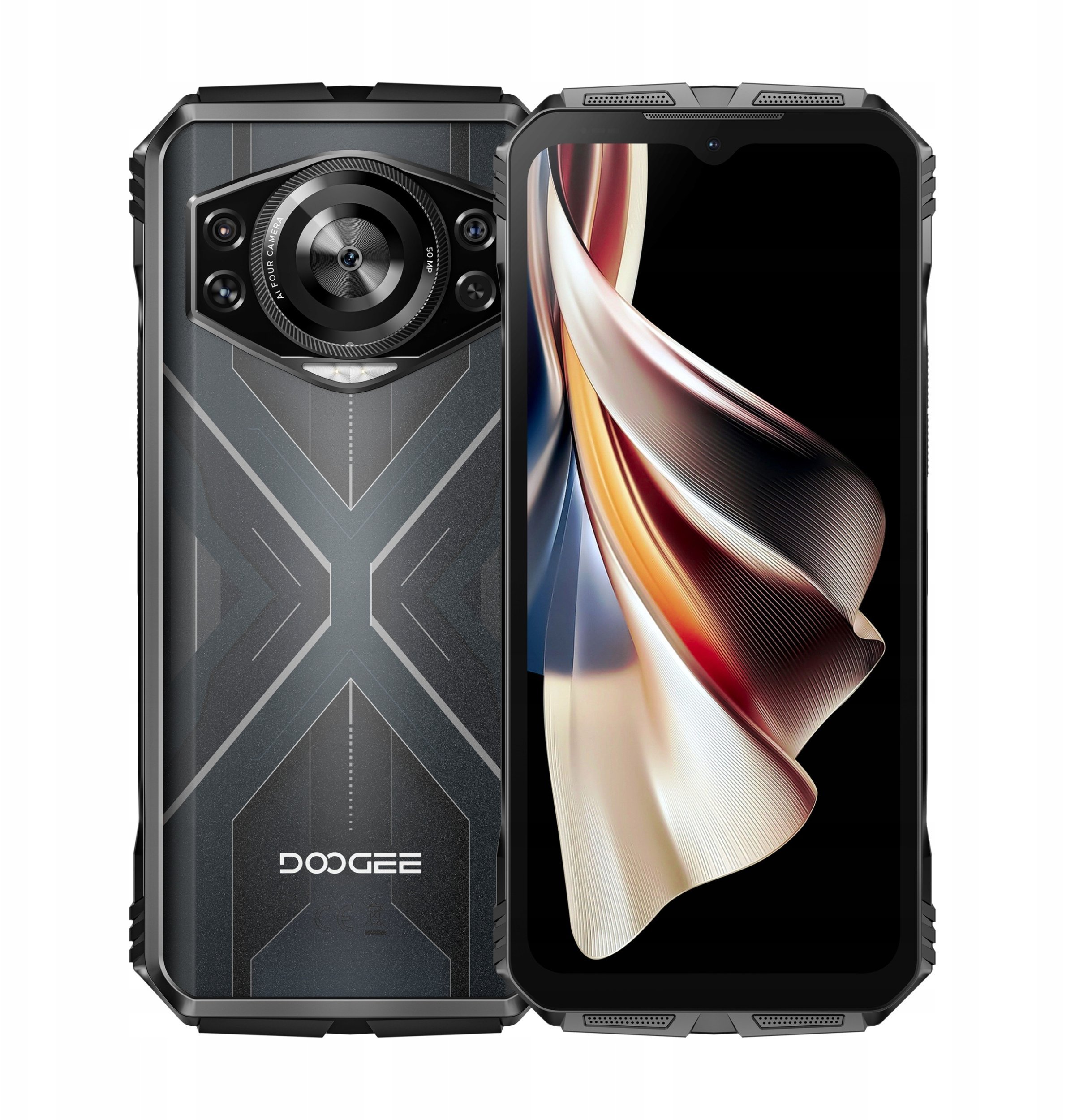 DOOGEE S cyber phone, 256/8 GB, silver