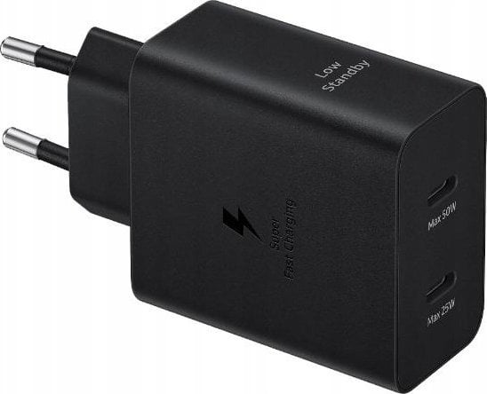 Ładowarka Samsung EP-T5020 2x USB-C 3 A (EP-T5020XBEGEU)