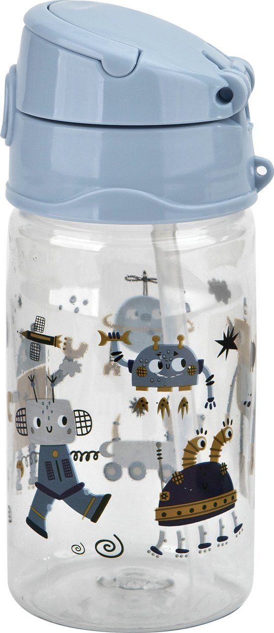 Galicja Bidon dla dzieci ze słomką 480 ml KIDS 13882 niebieski