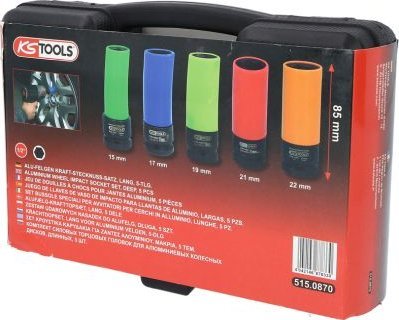 Sourcing 5 Piece Impact Head Set KS TOOLS 1/2"