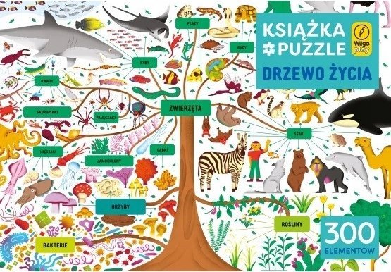 Foksal Książka i puzzle II. Drzewo życia