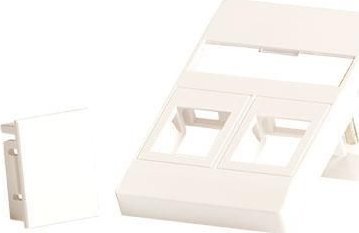 Lanview Wall plate for 2 x keystone.