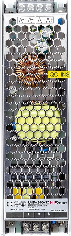 Zasilacz Hismart Maitinimo šaltinis 12V, 16.5A, 200W