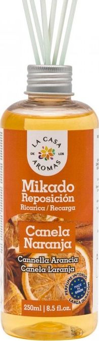 La Casa de los Aromas La Casa de los Aromas Mikado Reposicion olejek zapachowy zapas Cynamon i Pomarańcza 250ml