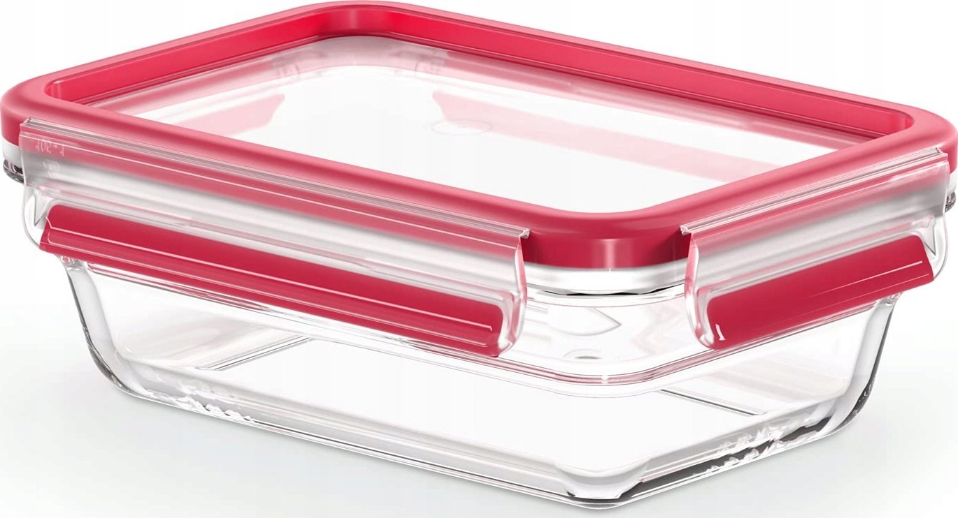 Emsa Emsa Clip&Close Glass Food Container Square 700 ml