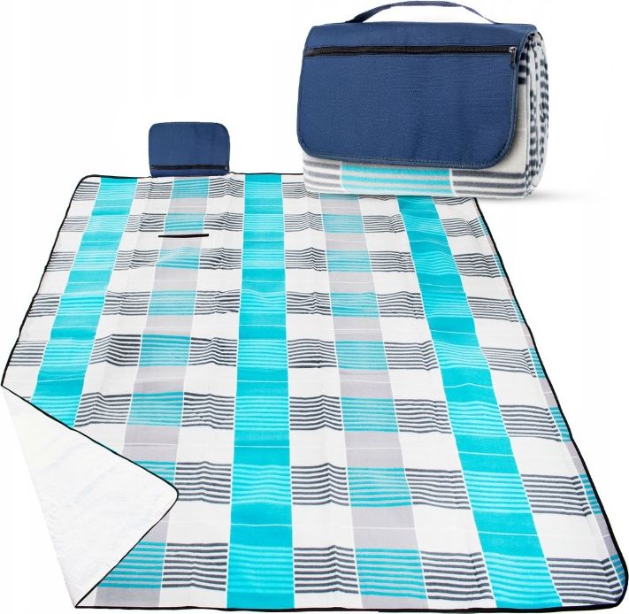 Duży Koc Piknikowy Plażowy Z Izolacją 200X200 Mata