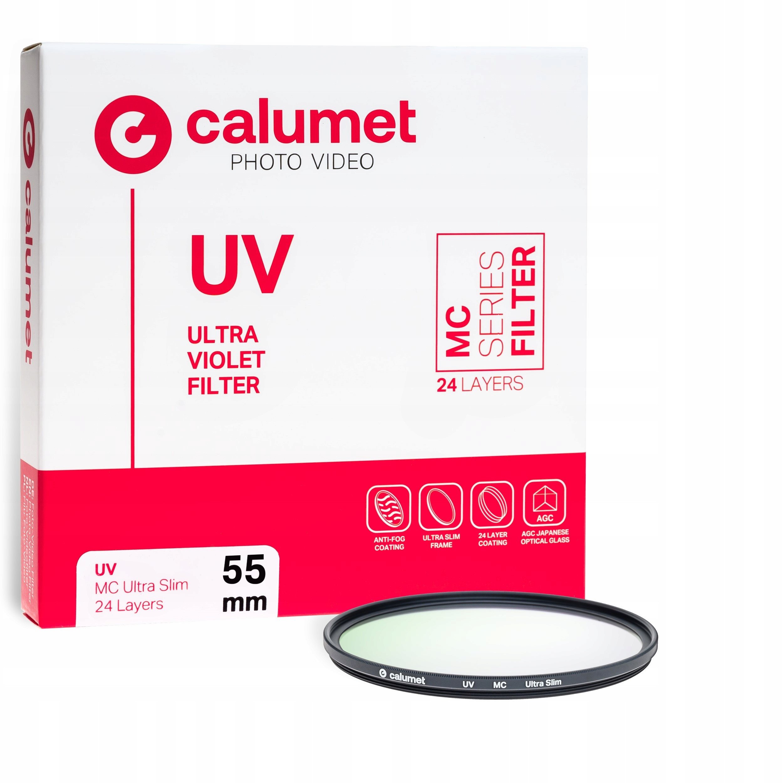 Calumet Filtr UV MC 55 mm Ultra Slim 24 Layers