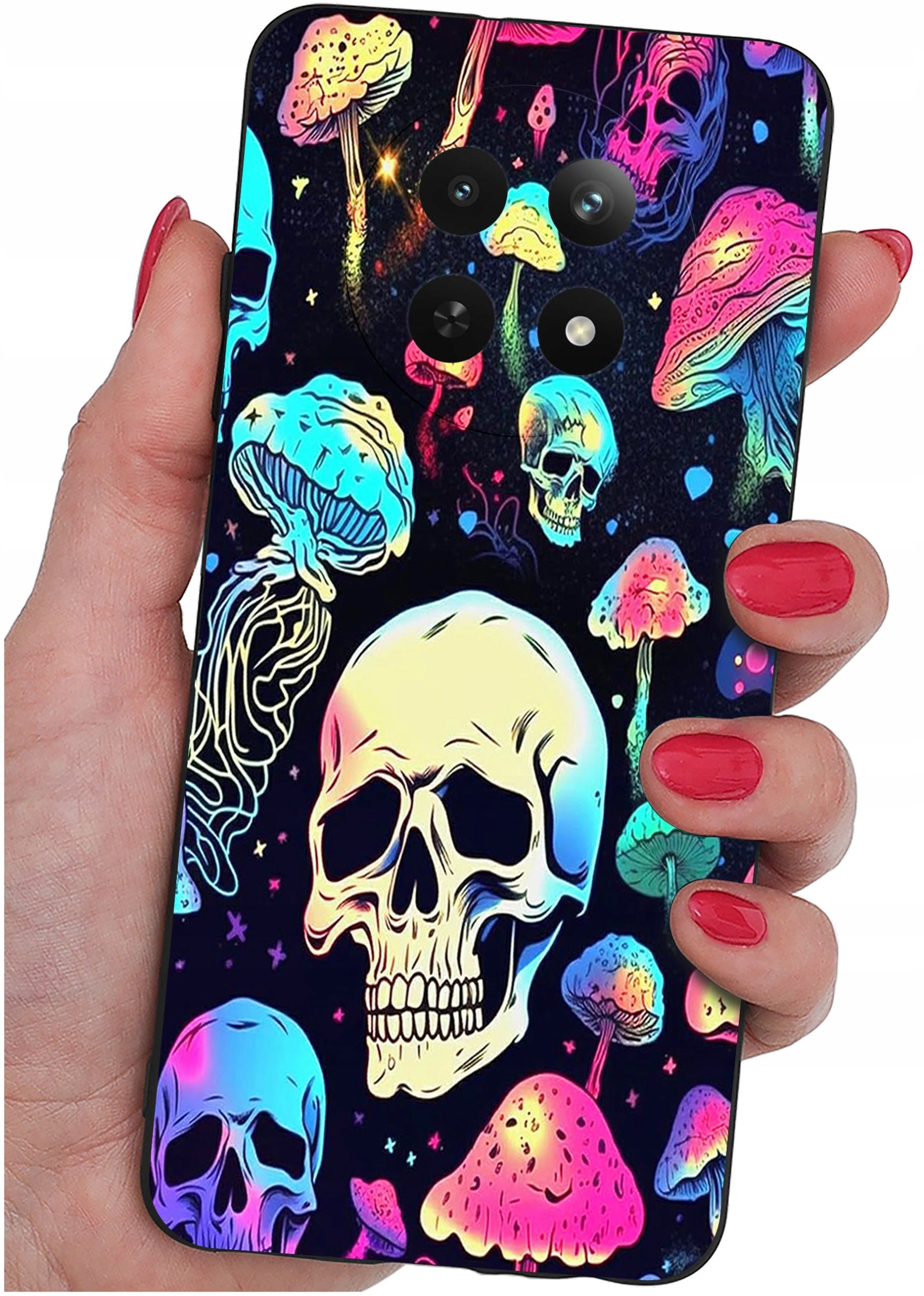 Etui do Realme 12 5G | 12x 5G WZORY |SILIKONOWE MATT CASE + SZKŁO 9H